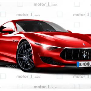 玛莎拉蒂全新跑车Alfieri渲染图曝光，有望2020年发布/纯电驱动